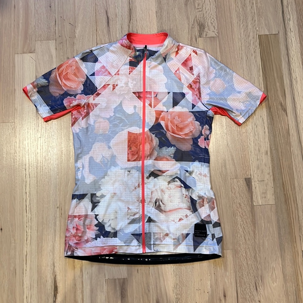 Floral Short Sleeve Women's Top